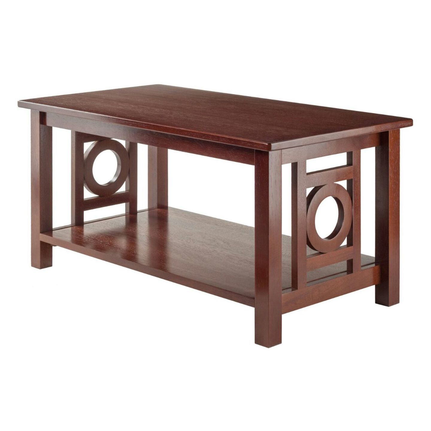 DW Center Table C-035 Plan Top In Brown Colour