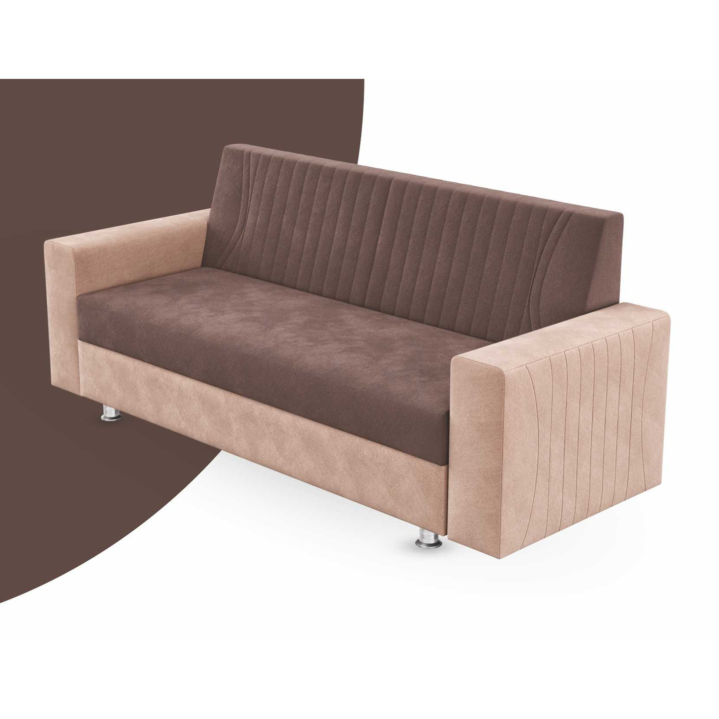RLF Sofa Set 3+2 DD-579 In Brown Colour