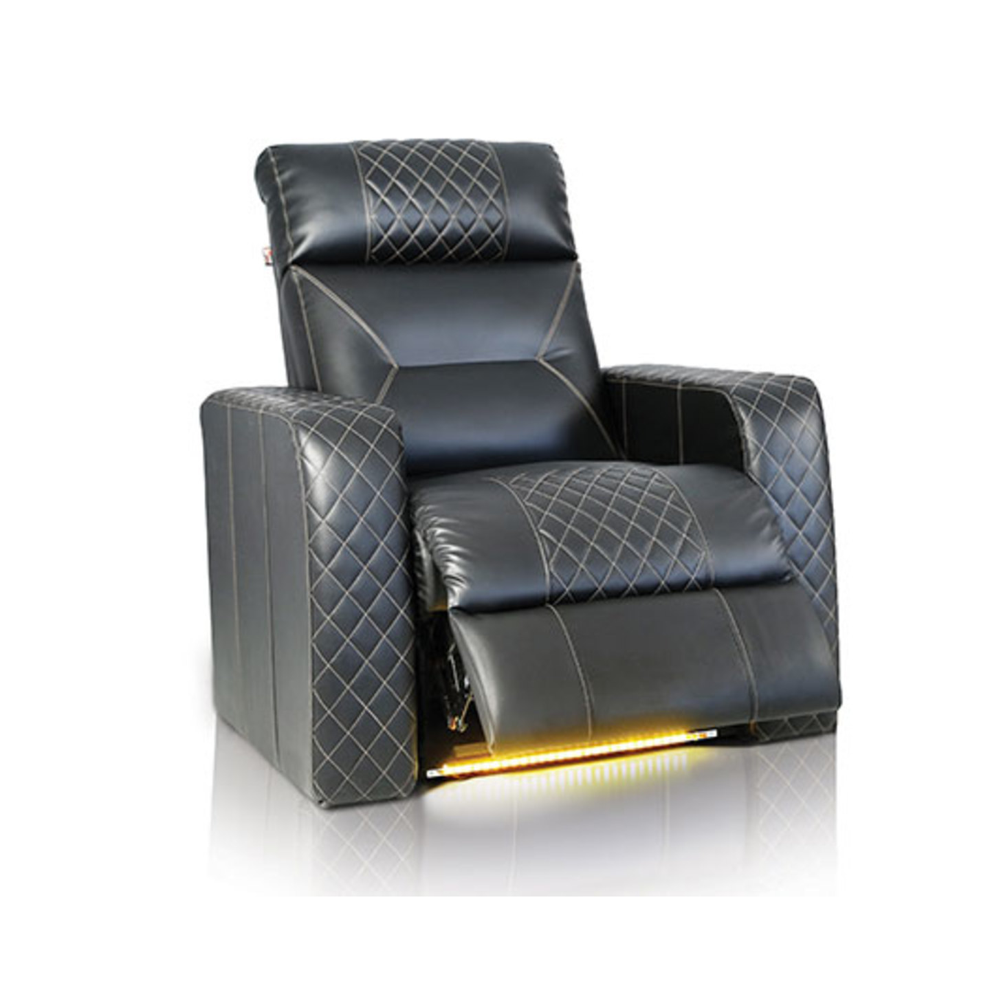 LN Recliner Chair Grande Manual System In Black Colour