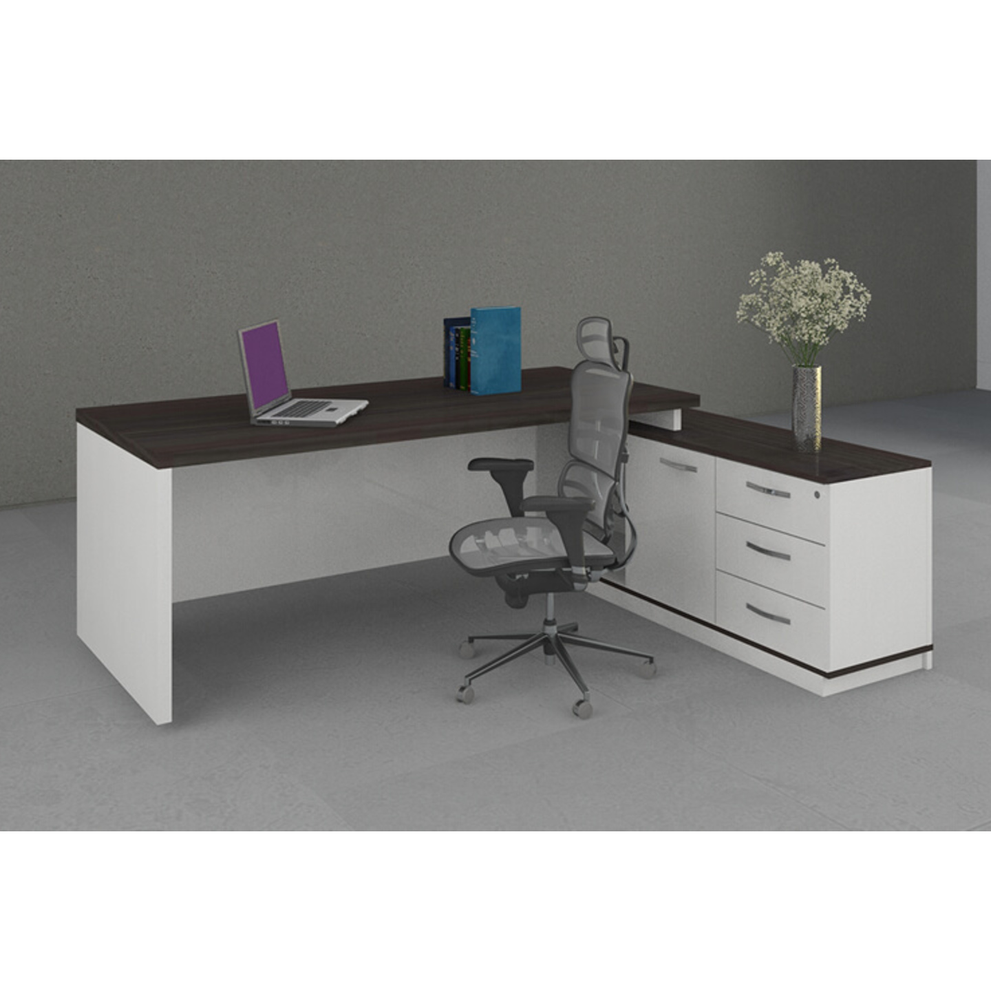 SFA Office Table EX-04 Three  Drawer