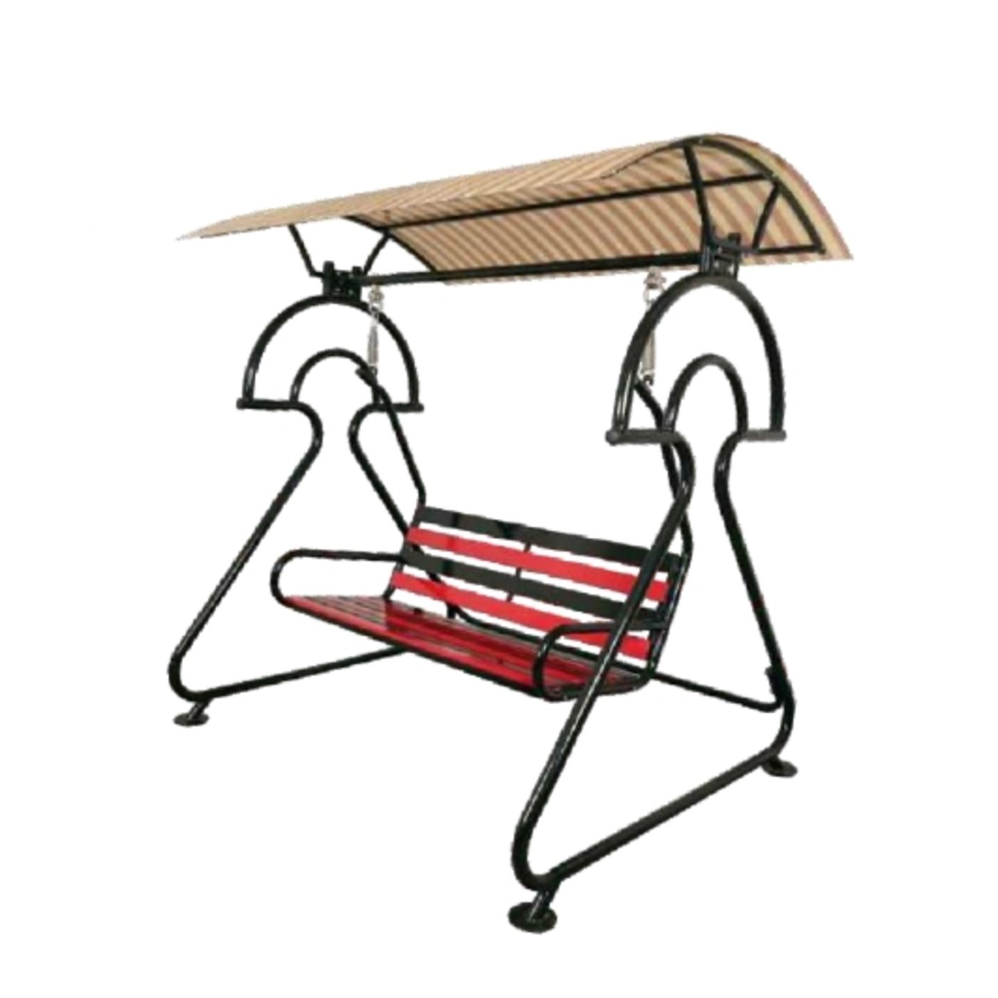 HJA Swing With Stand Roof HOJ-003 In Red & Black Colour