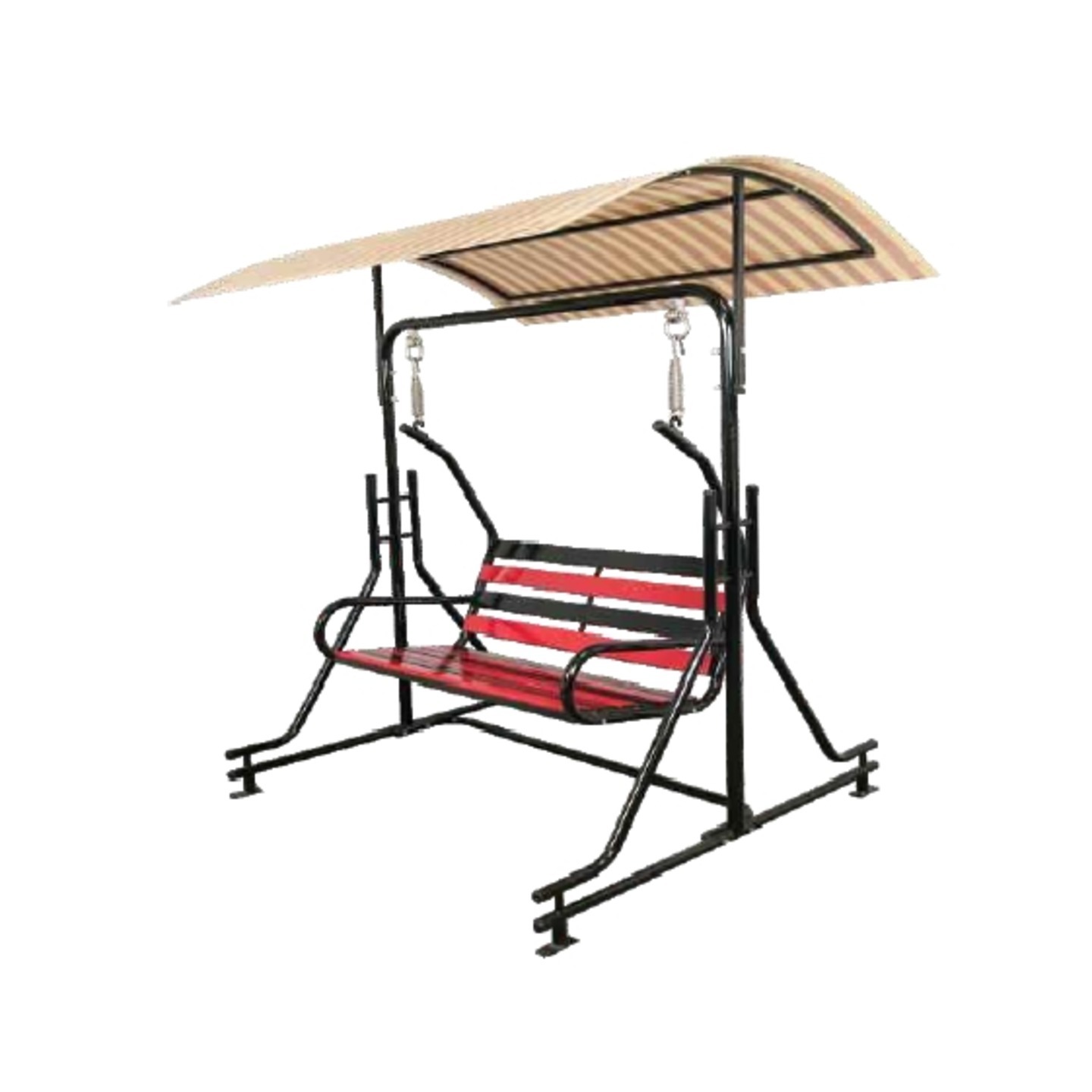 HJA Swing With Stand Roof HOJ-007 In Red & Black Colour