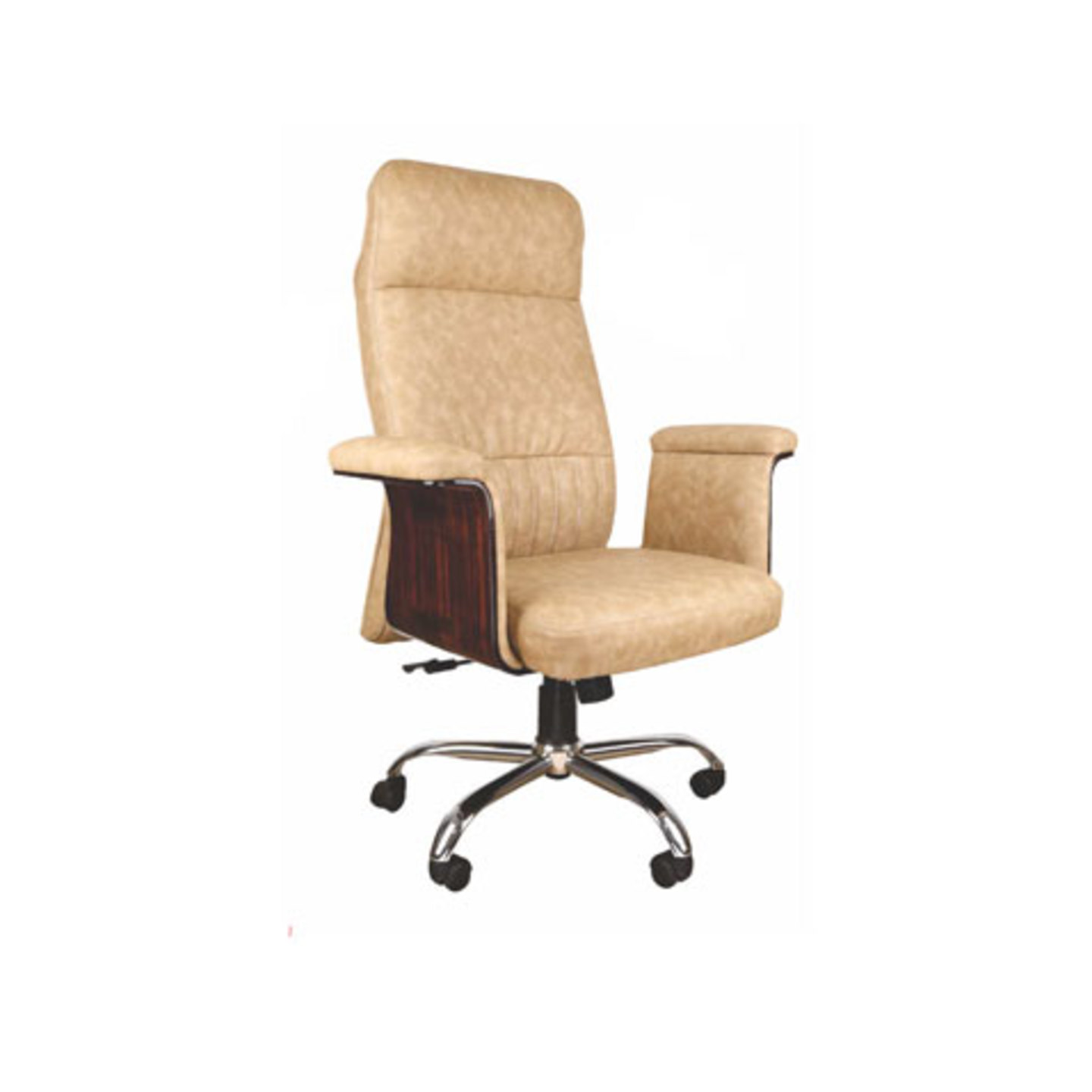 PI Medium Back Chair Spark In Brown Colour