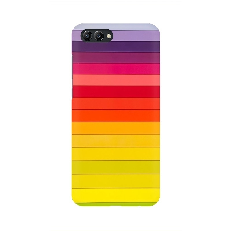 Multicolour Strips Honor Mobile Cover