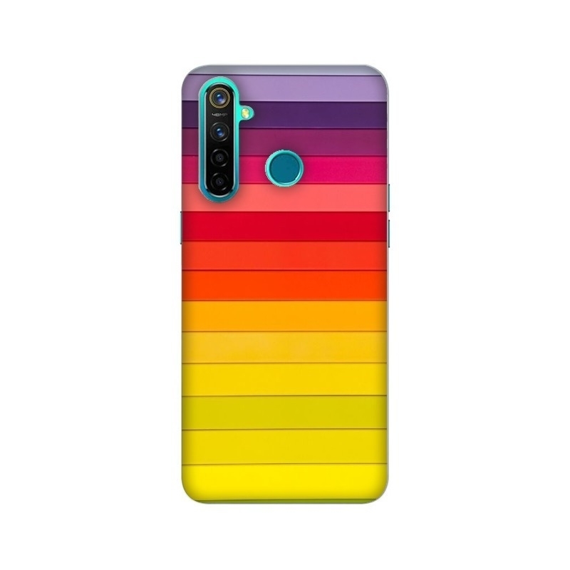 Multicolour Strips Realme Mobile Cover