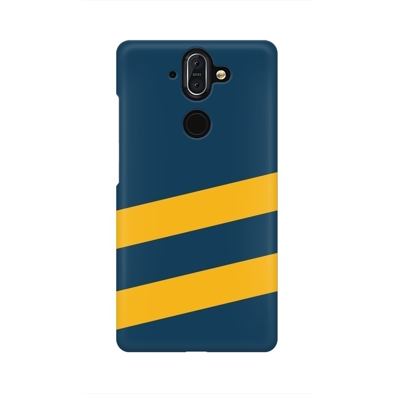 Yellow Stripes Two Nokia Mobile Cover