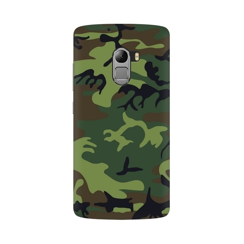 Camoflauge Green & Brown Lenovo Mobile Cover