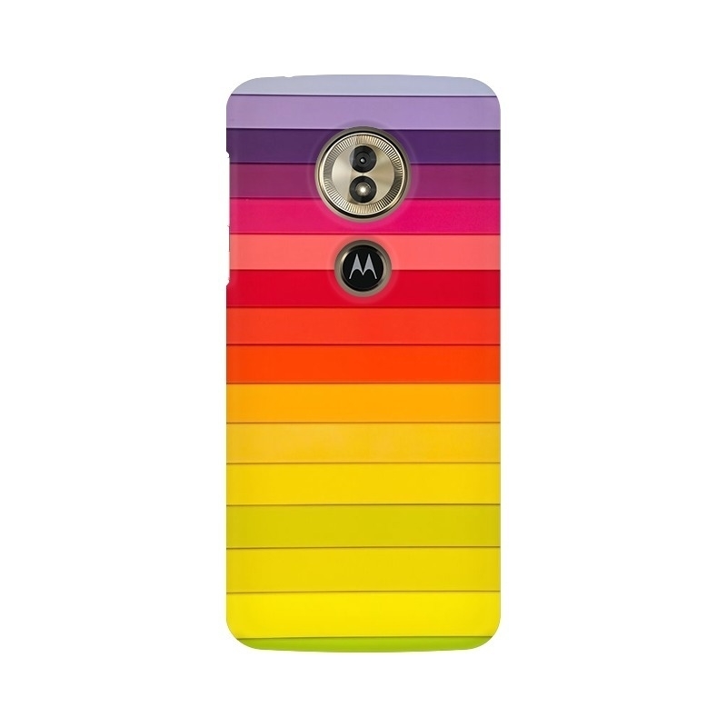 Multicolour Strips Motorola Mobile Cover