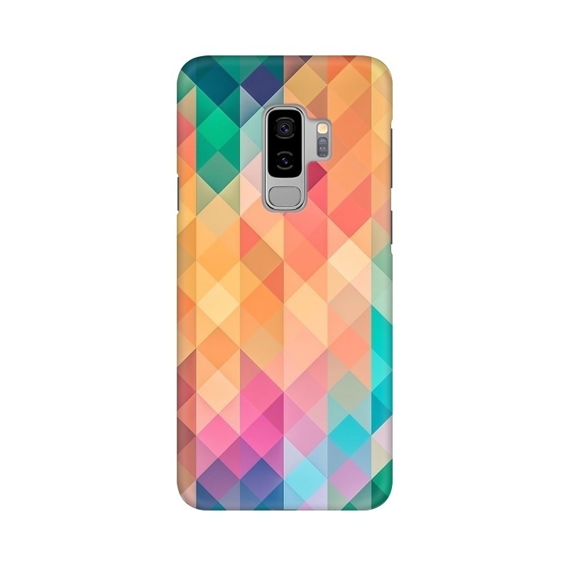 Texture Background Squares Abstract Design Samsung Mobile Cover