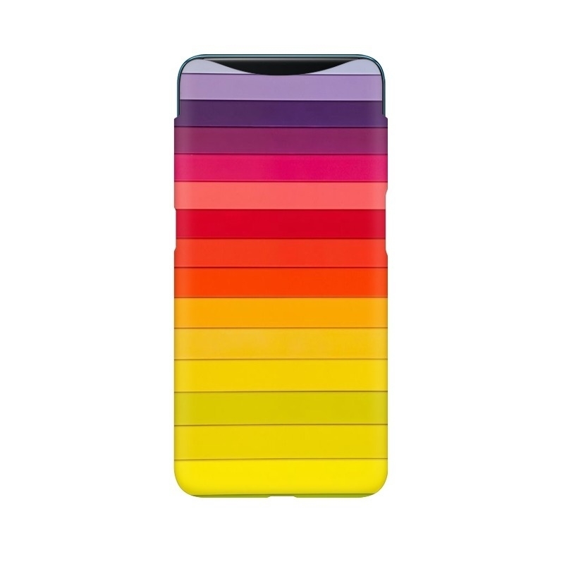 Multicolour Strips Oppo Mobile Cover