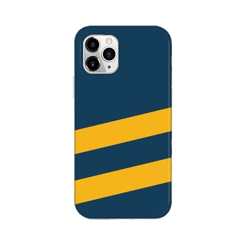 Yellow Stripes Two Apple Mobile Cover