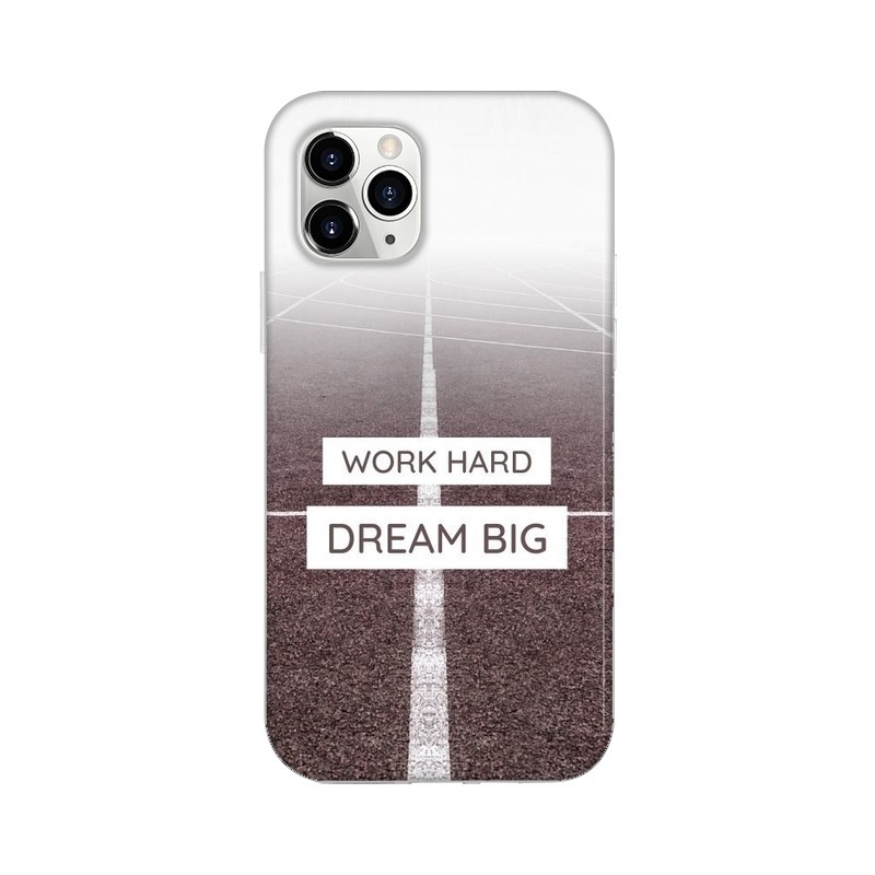 Work Hard Dream Big Apple Mobile Cover