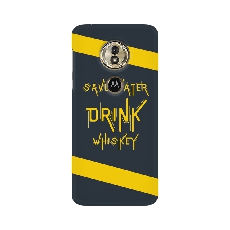 Save Water Drink Whiskey Motorola Mobile Cover