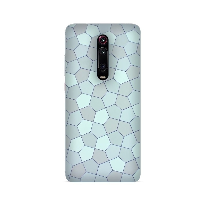Blue Pentagon Geometric Ornament Abstract Design Xiaomi Mobile Cover