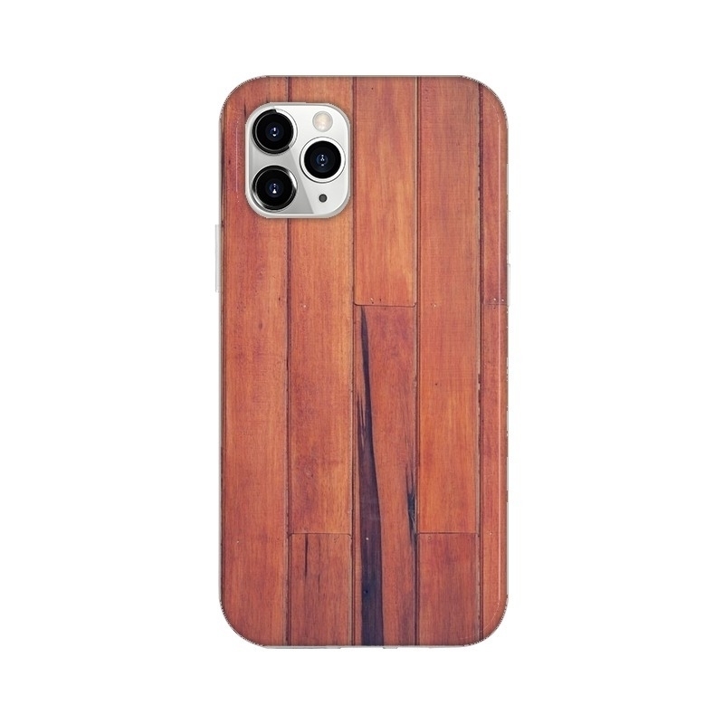Brown Wooden Surface Apple Mobile Cover