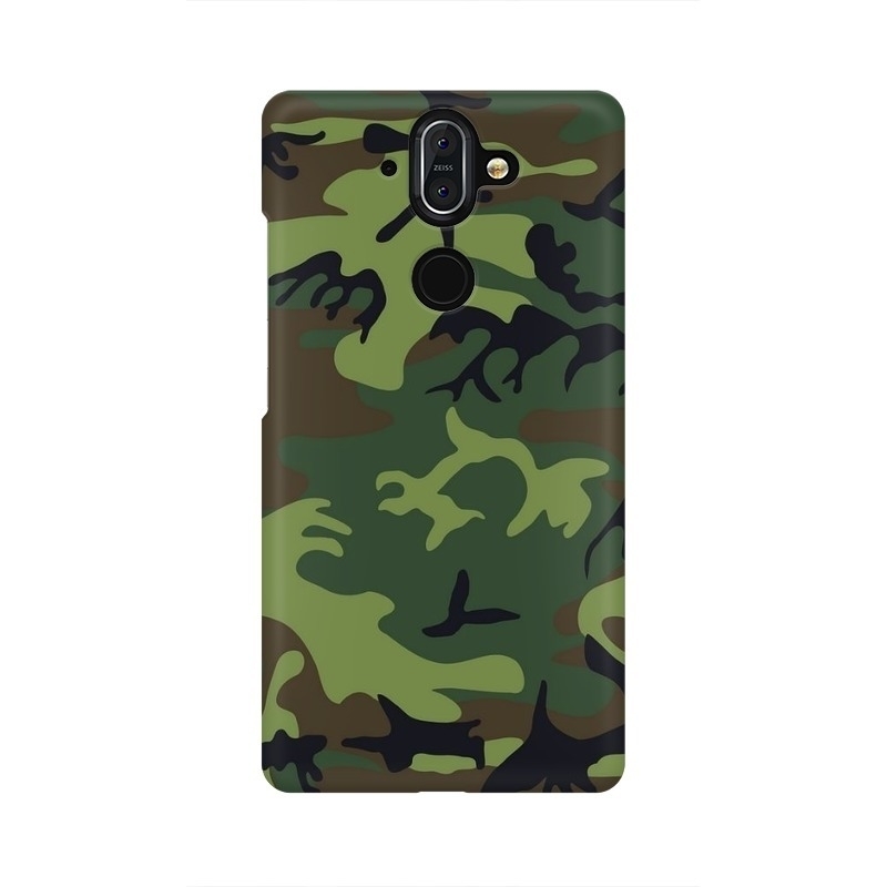 Camoflauge Green & Brown Nokia Mobile Cover