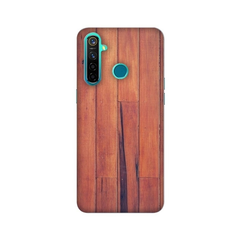 Brown Wooden Surface Realme Mobile Cover