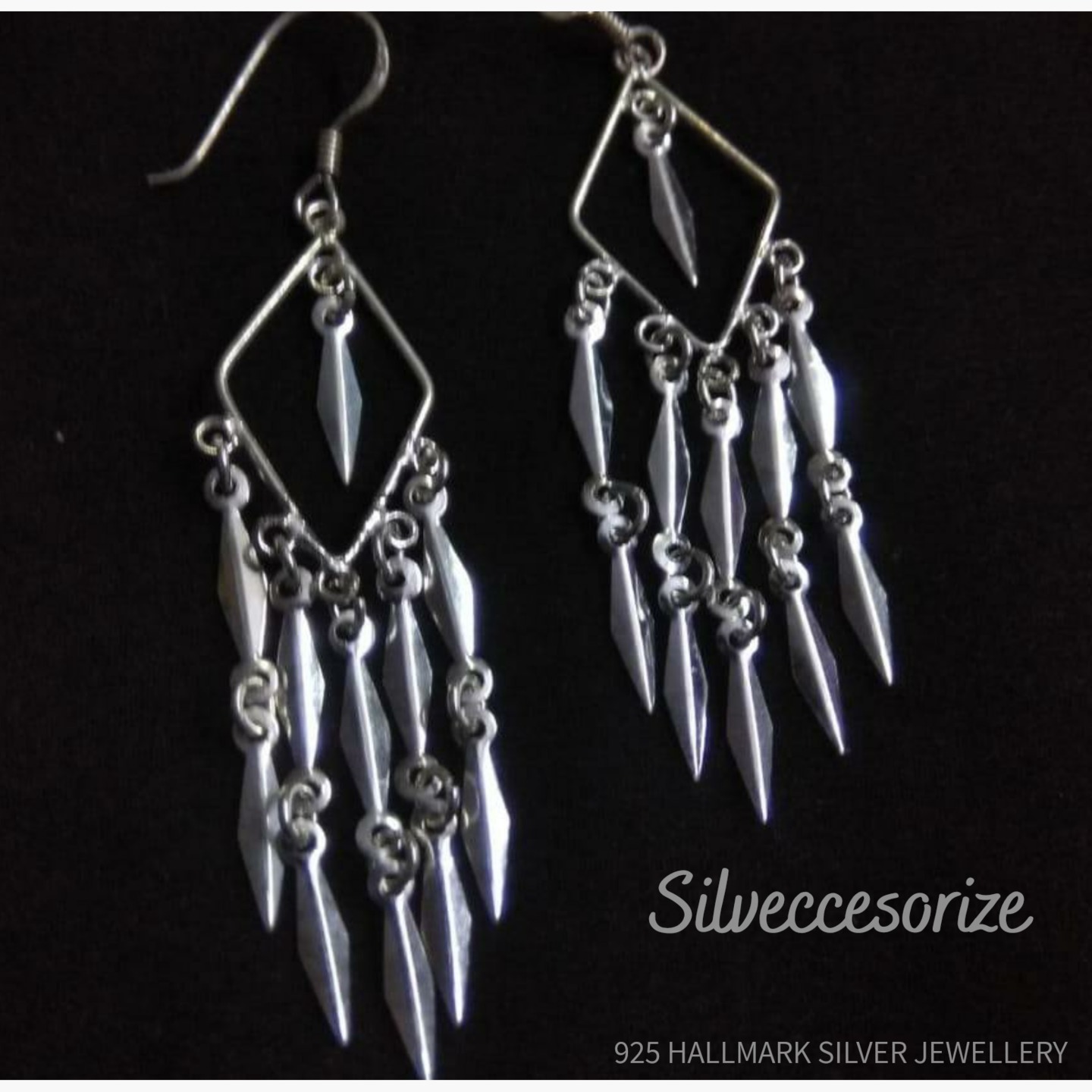 FUSION SILVER EARRING-SE121155