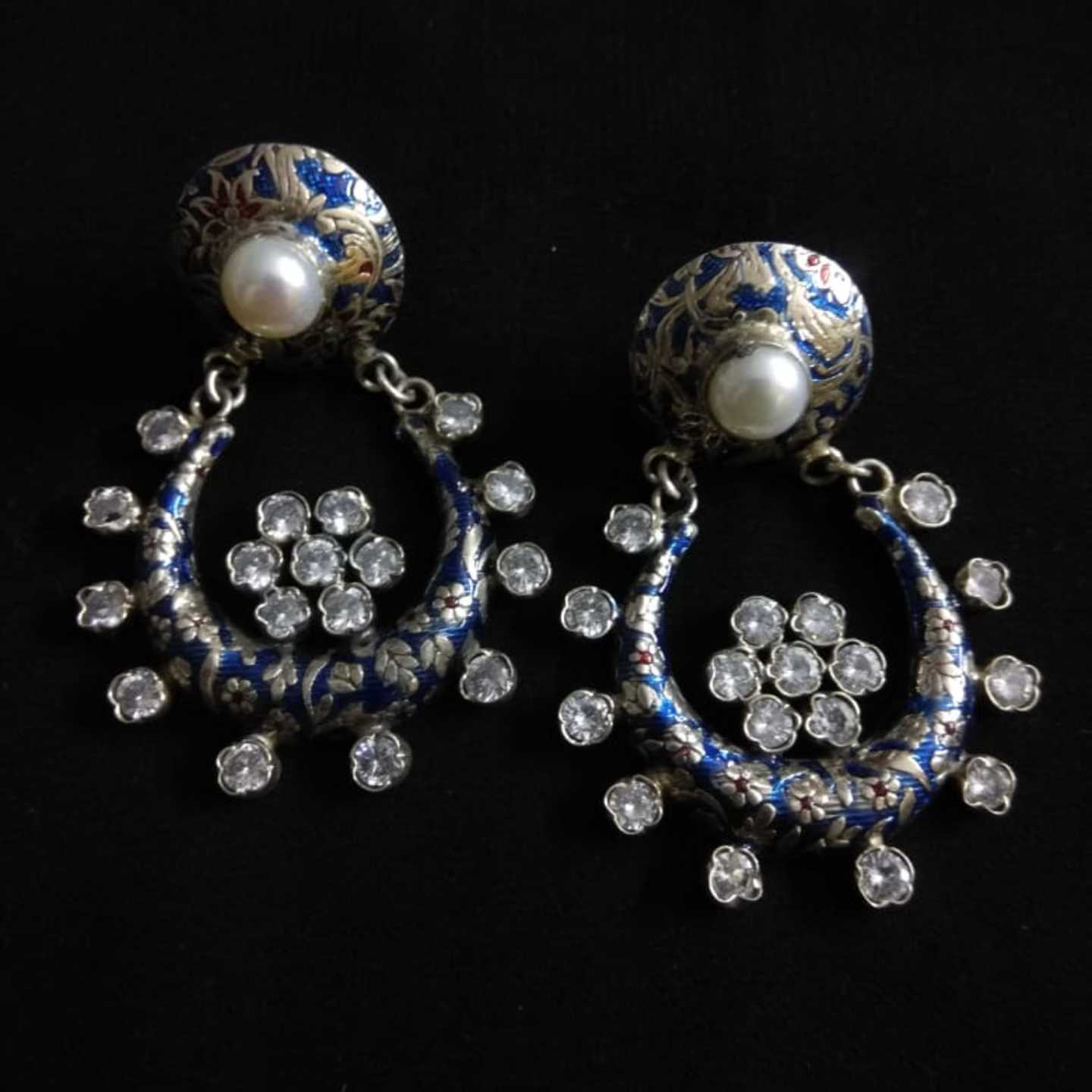 STONE SILVER EARRING-SE22034