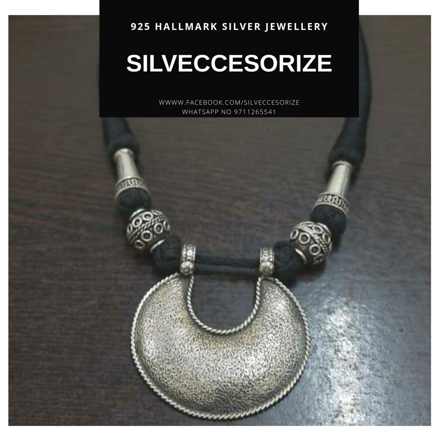 ETHNIC SILVER NECKLACE-SN121201