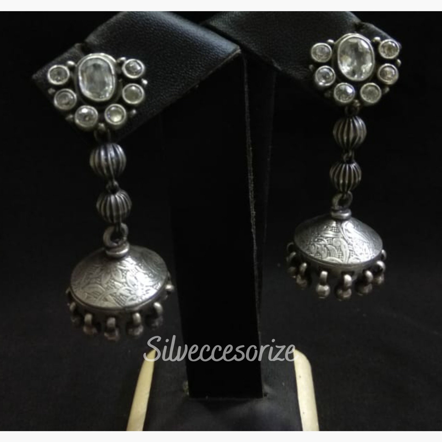 ETHNIC SILVER EARRING-SE121180