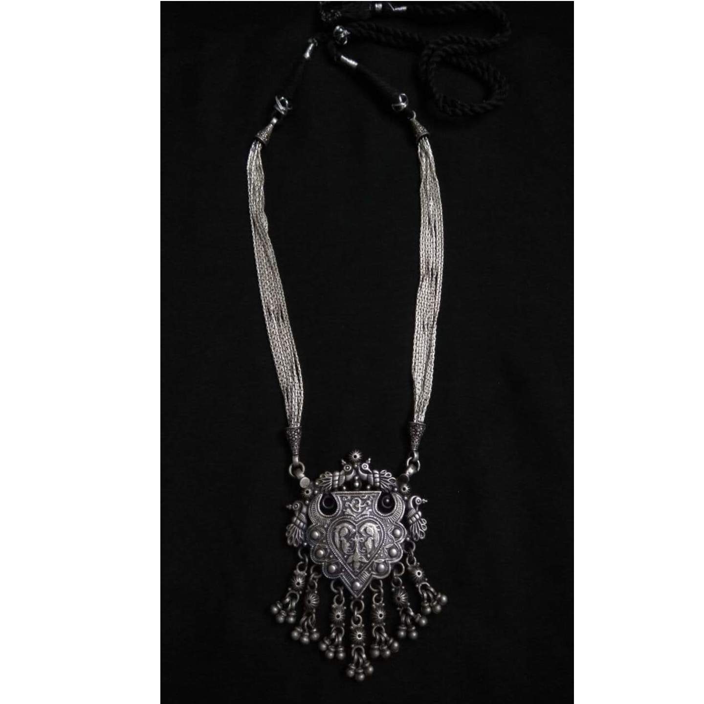 ETHNIC SILVER NECKLACE-SN42062