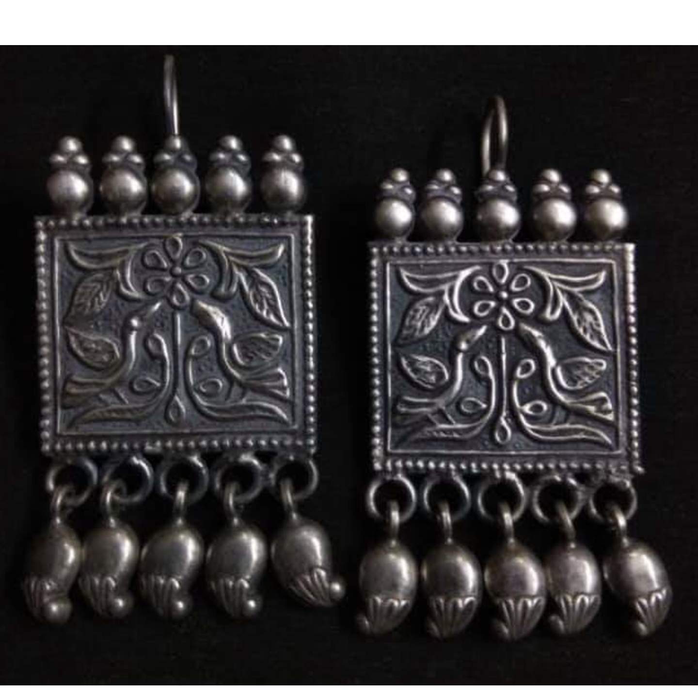 ETHNIC SILVER EARRING-SE520136