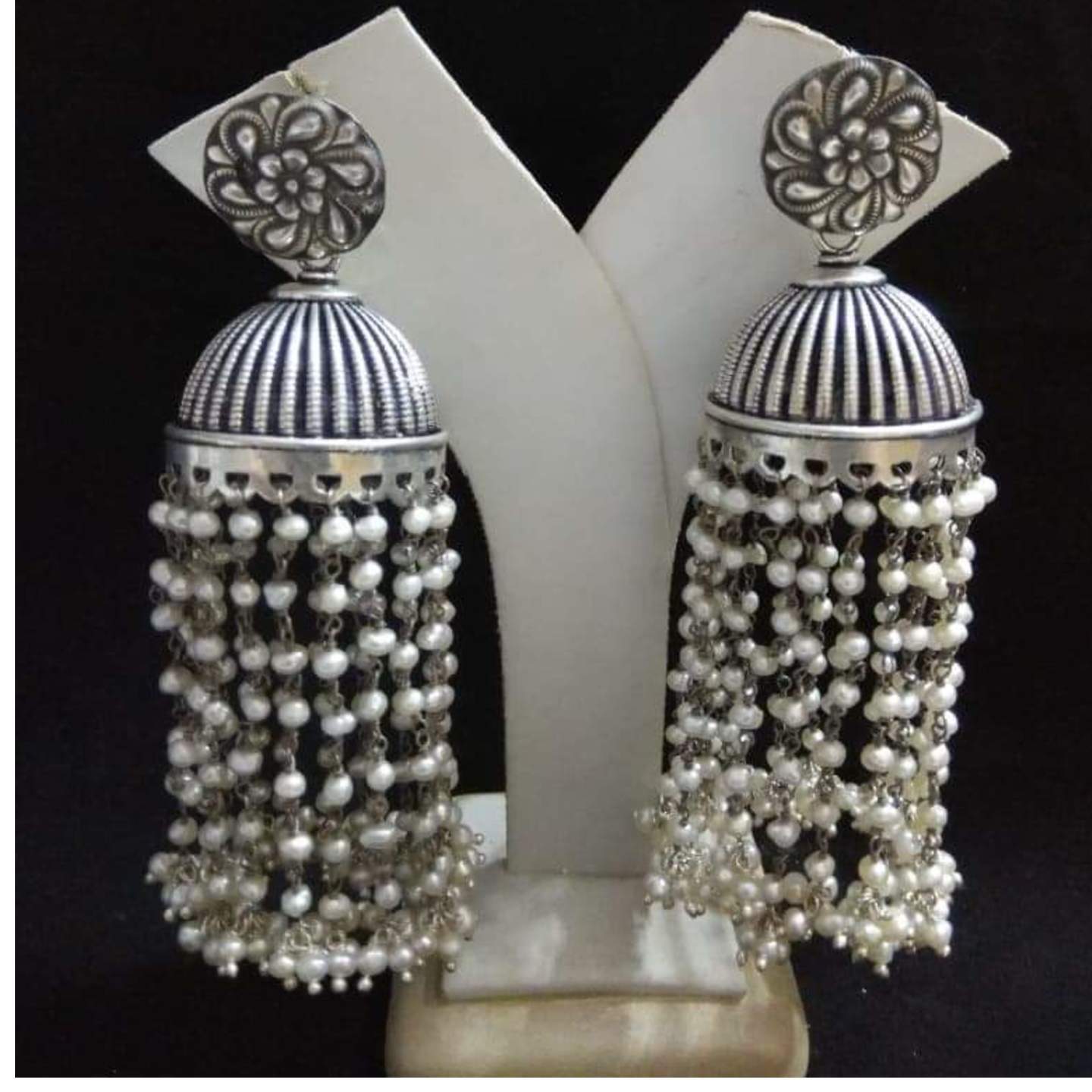 FRESH WATER PEARL SILVER EARRING-SE420121