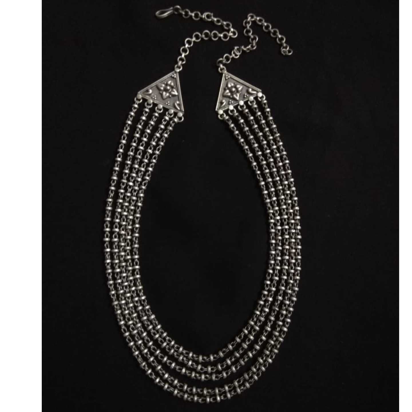 ETHNIC SILVER NECKLACE - SN22030