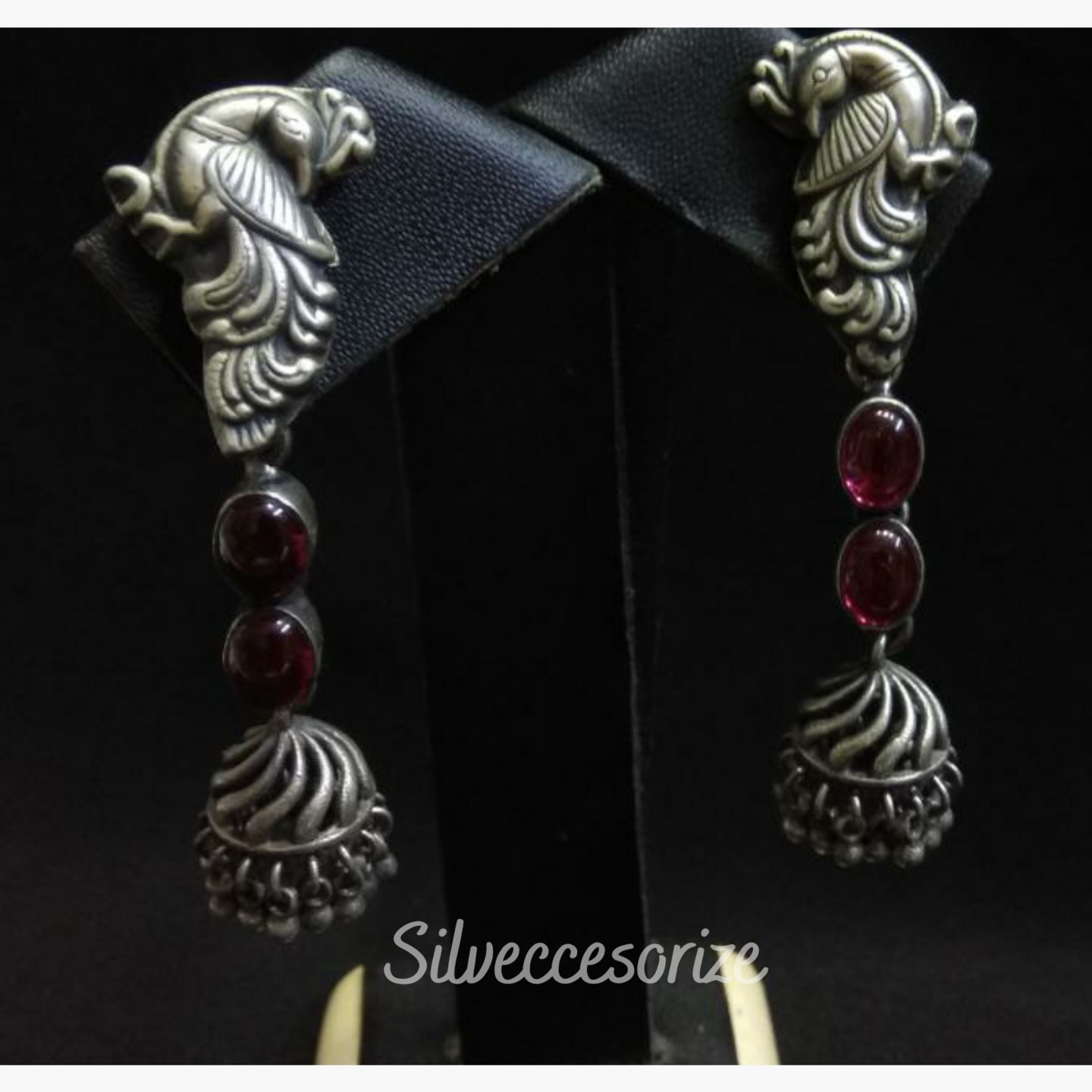 ETHNIC SILVER EARRING-SE121183