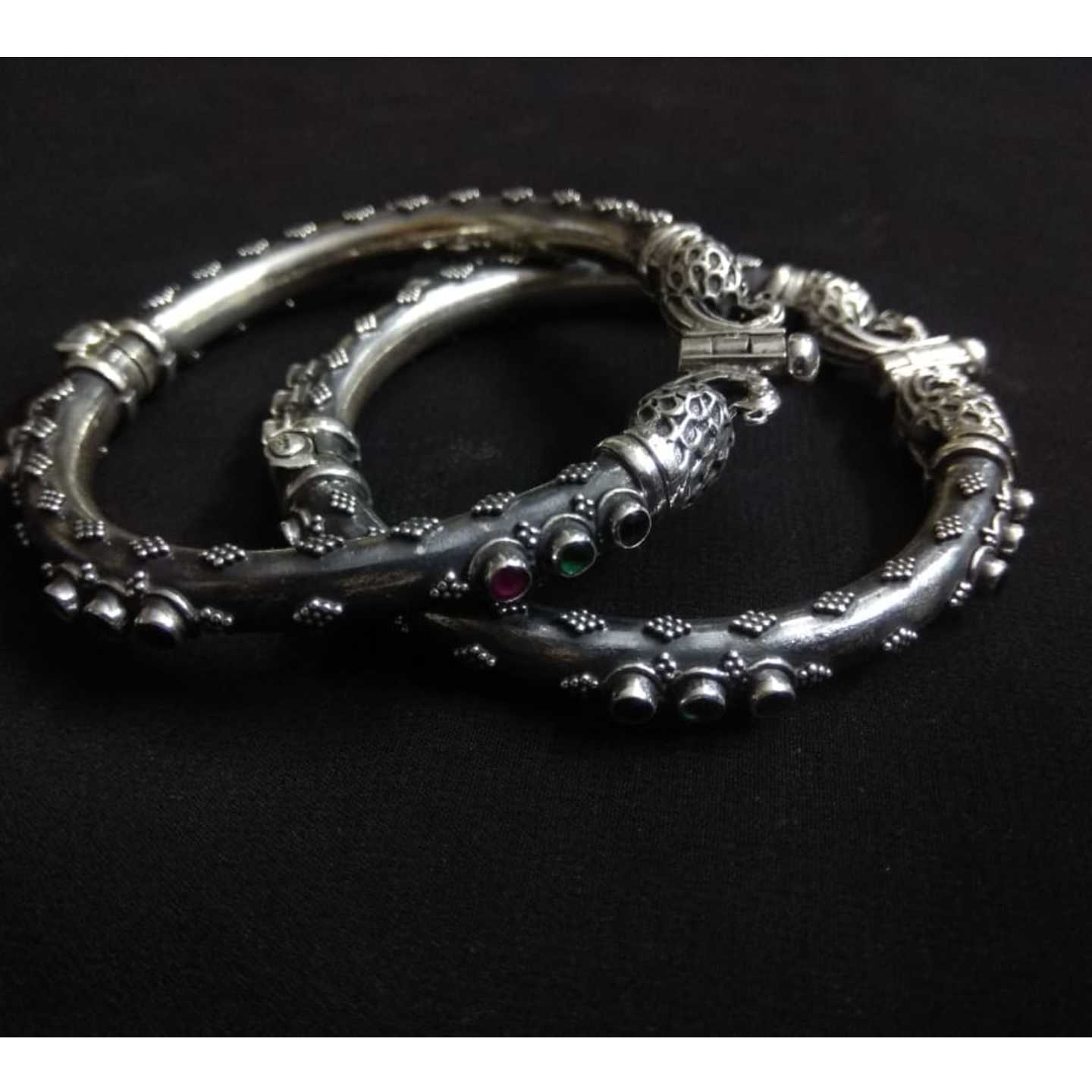 SILVER BANGLE PAIR-SB42015