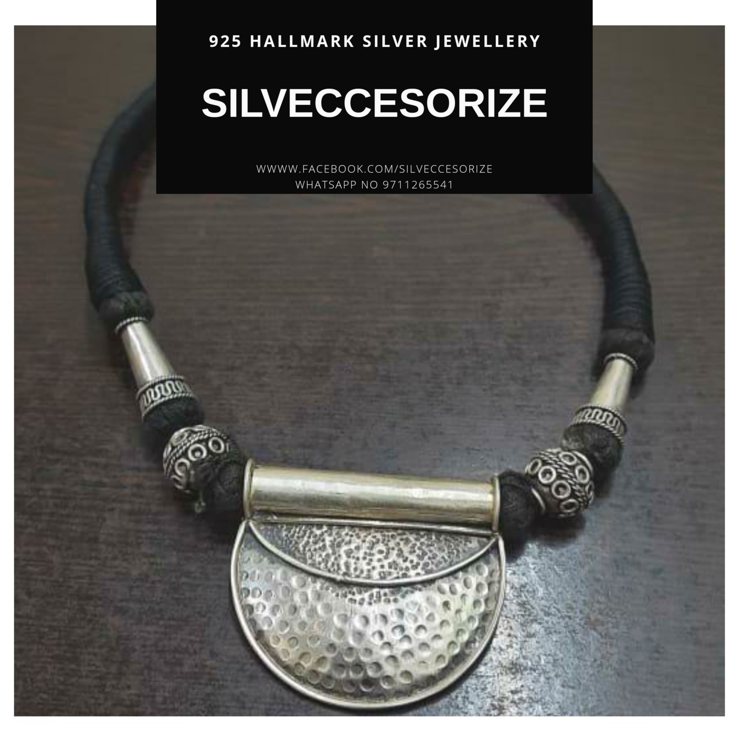 ETHNIC SILVER NECKLACE-SN121202