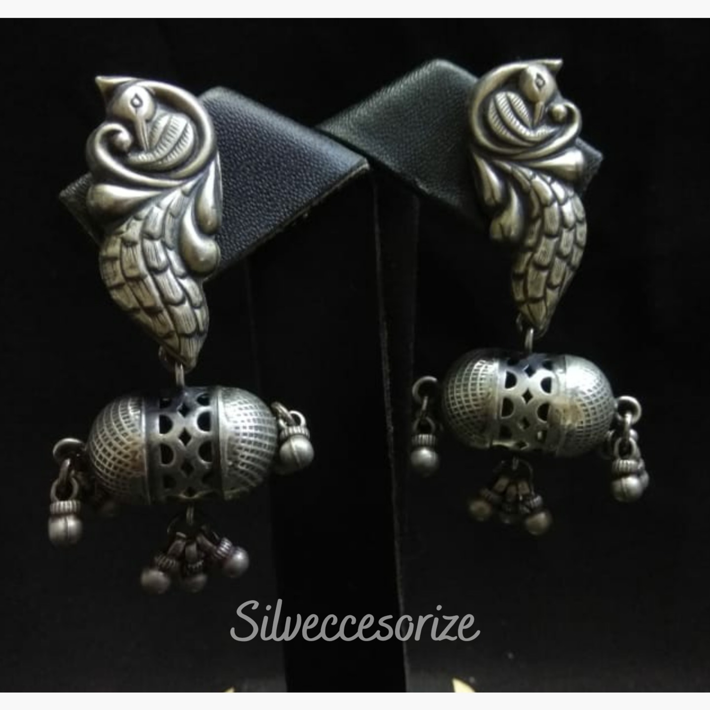 ETHNIC SILVER EARRING-SE121175