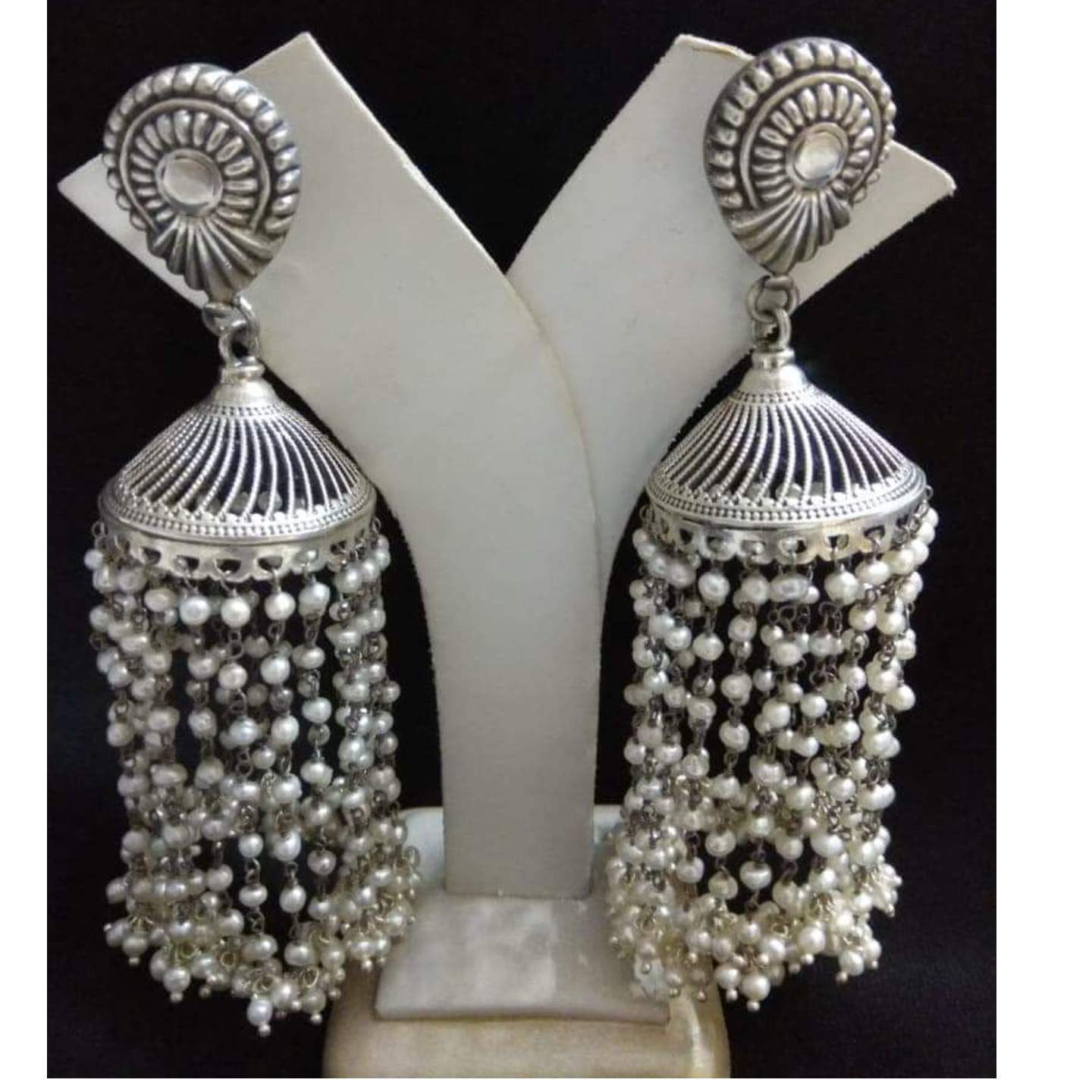 FRESH WATER PEARL SILVER EARRING-SE420122