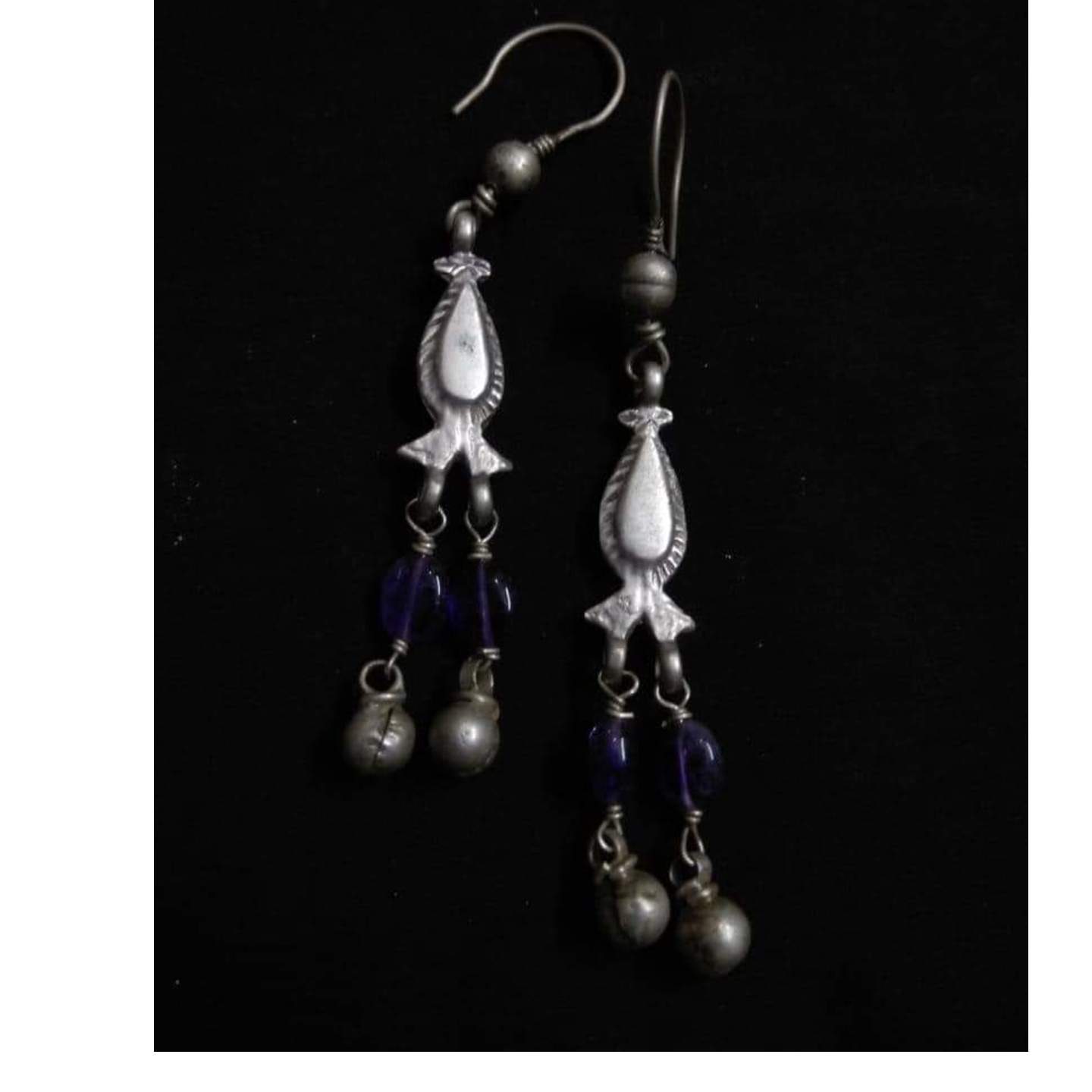 REAL GEMSTONES SILVER EARRING