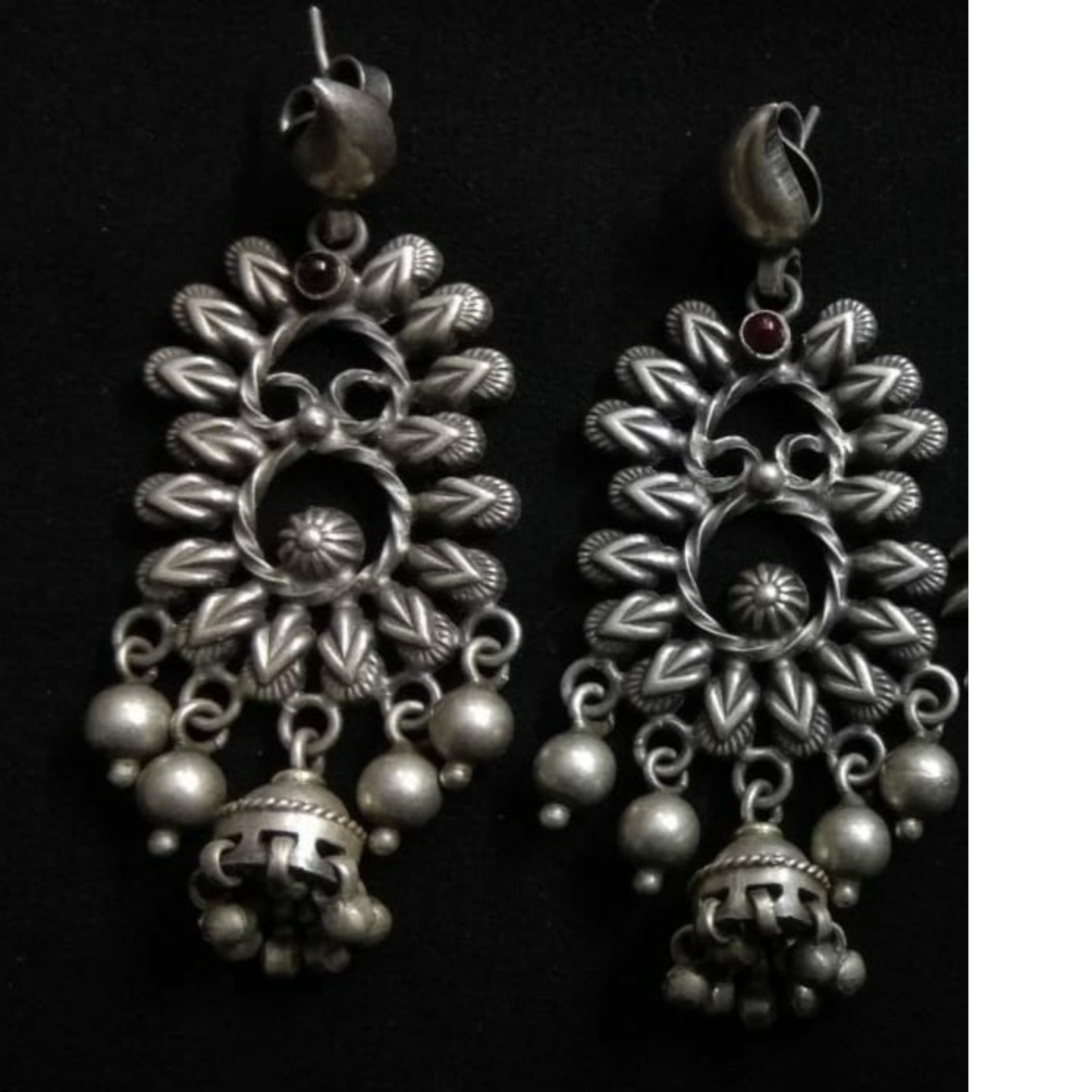 ETHNIC SILVER EARRING-SE220