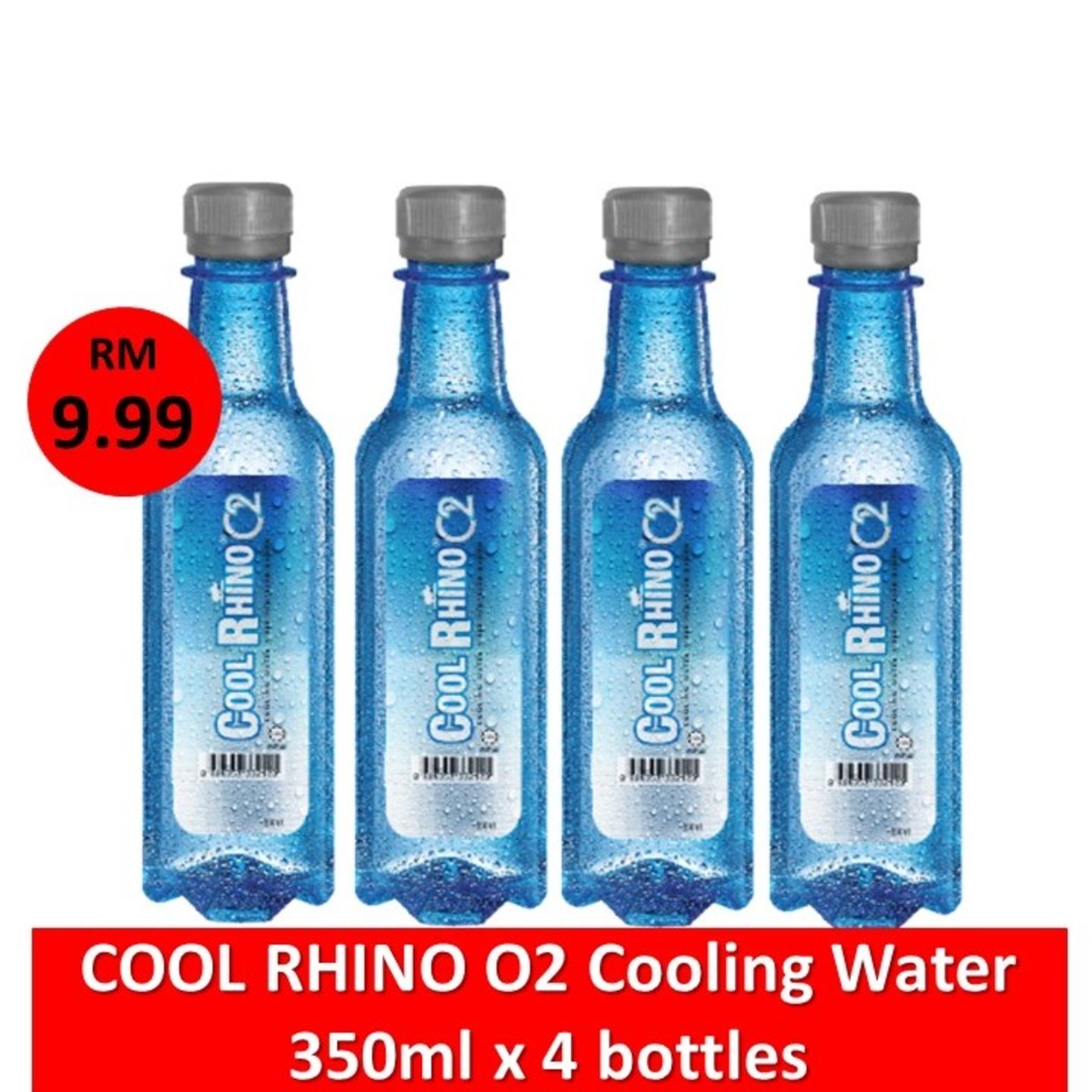 RAMADAN DEAL: COOL RHINO O2 COOLING WATER 350ML x 4