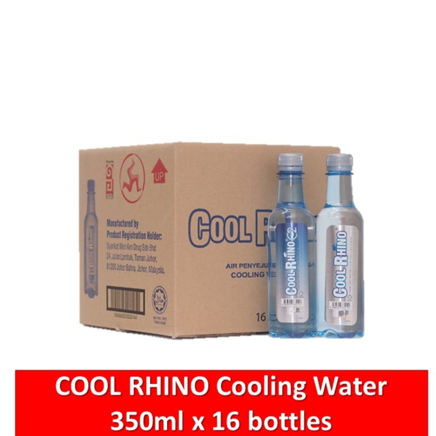 COOL RHINO COOLING WATER 350ML x 16