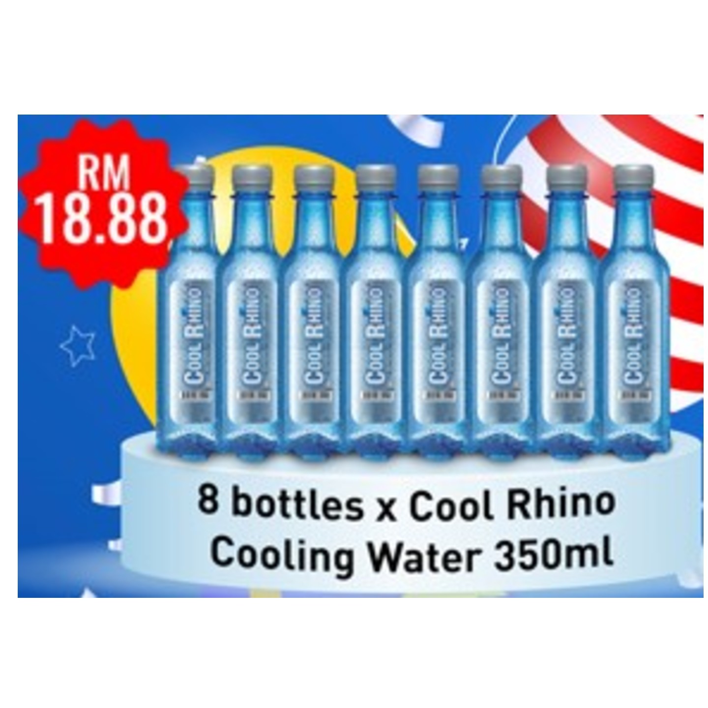 PACKAGE 2: COOL RHINO COOLING WATER 350ML x 8