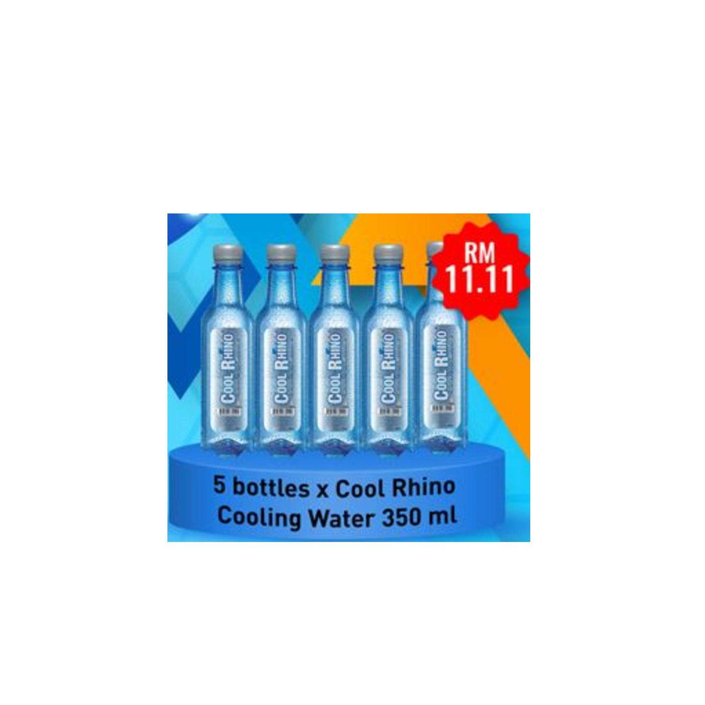 PACKAGE 1 : COOL RHINO COOLING WATER 350ML x 5
