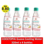 CNY SALE THREE LEGS COOLTOPIA COOLING WATER - GUAVA- 320ML x 4
