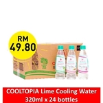 CNY CARTON SALE THREE LEGS COOLTOPIA COOLING WATER - LIME- 320ML x 24