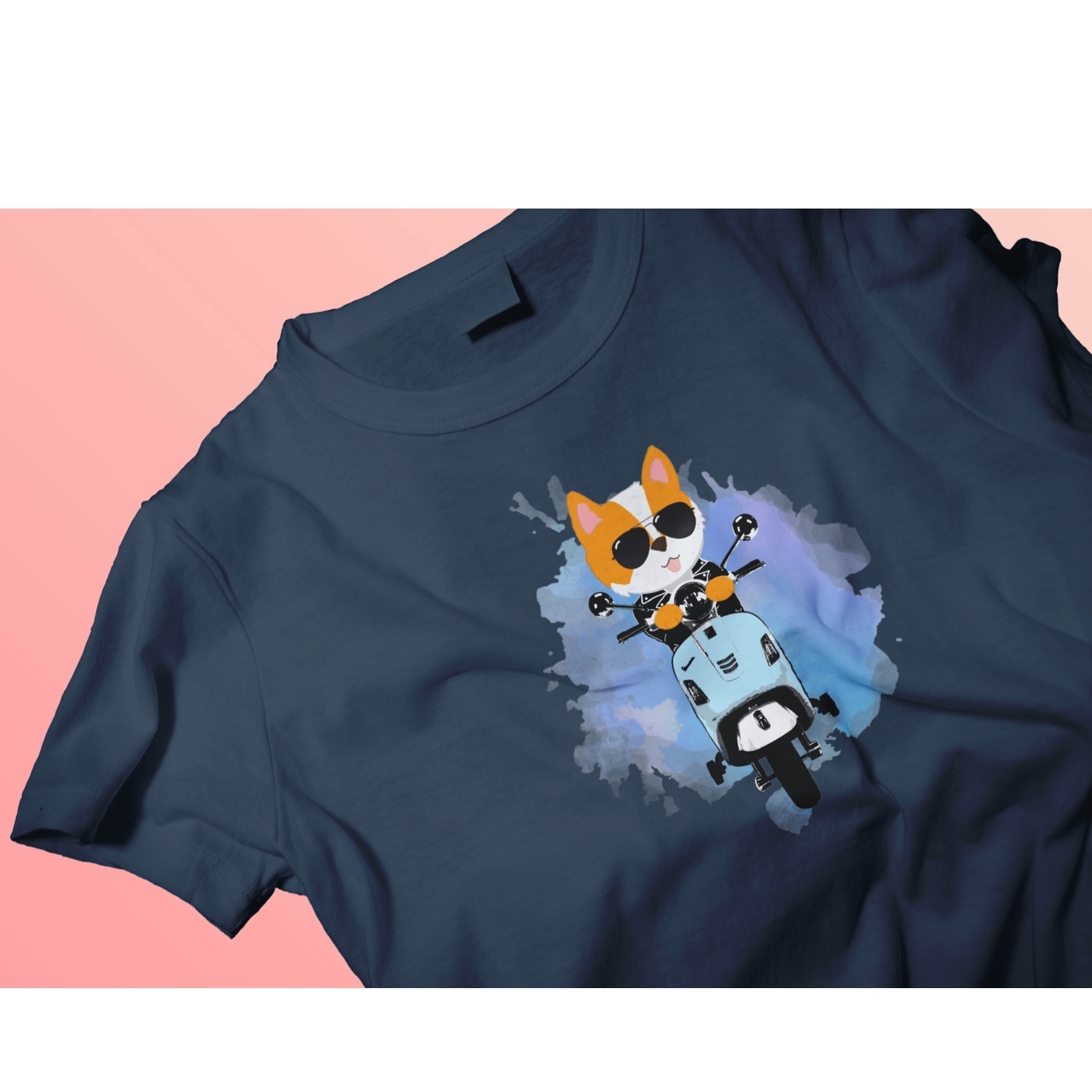 [PRE-ORDER] 100% Cotton Vespa Doggie T-shirt for Kids