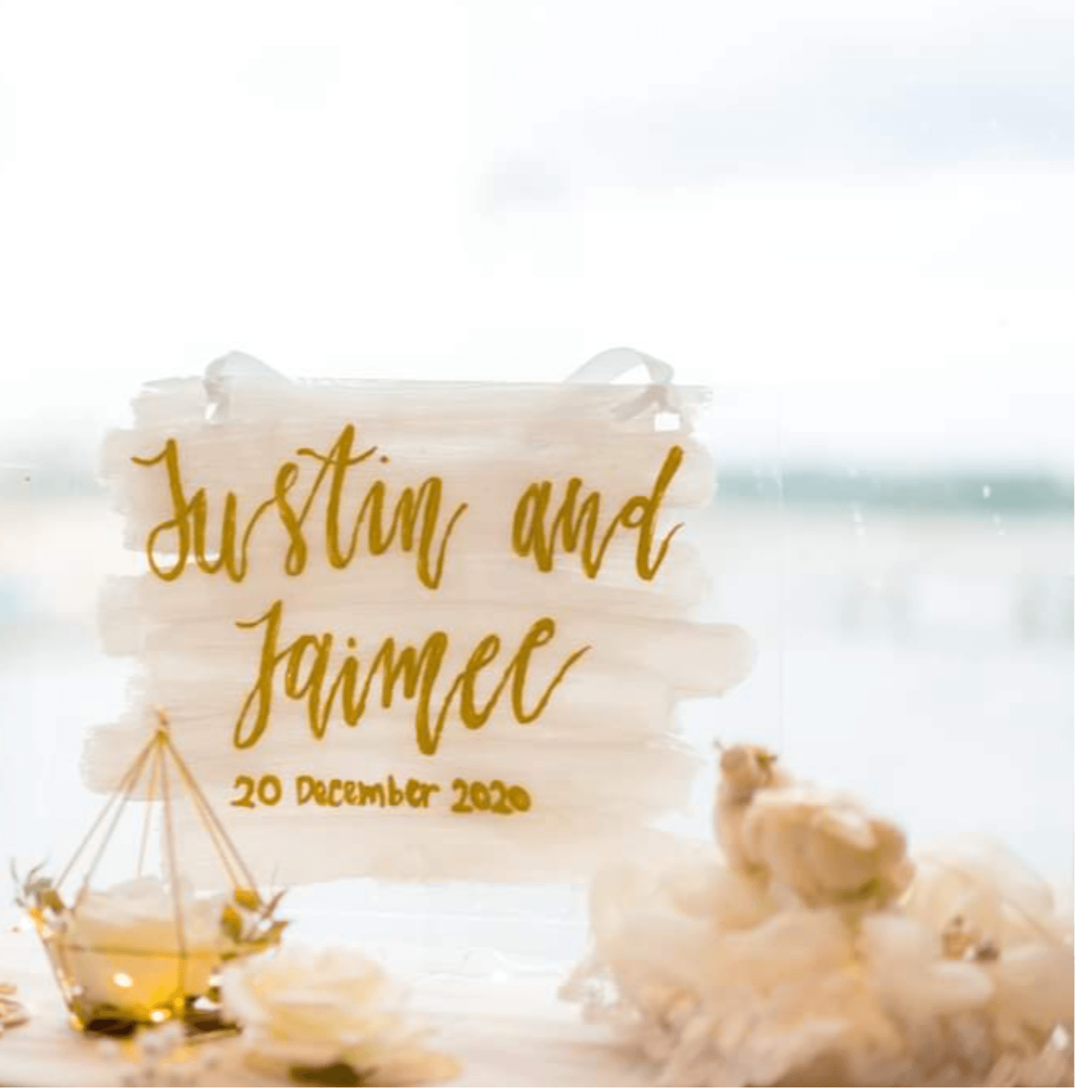 Custom Wedding Signage A2 size