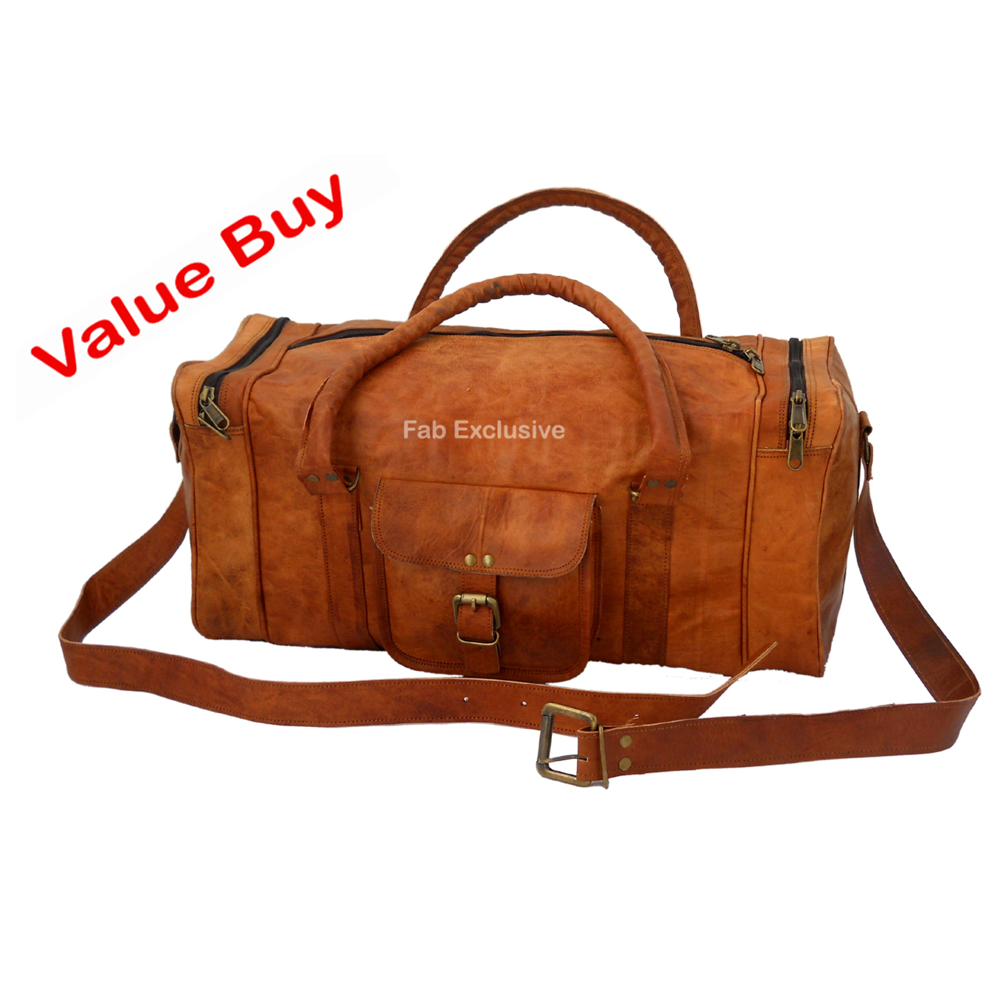 handmade leather bag duffle bag, Travel bag