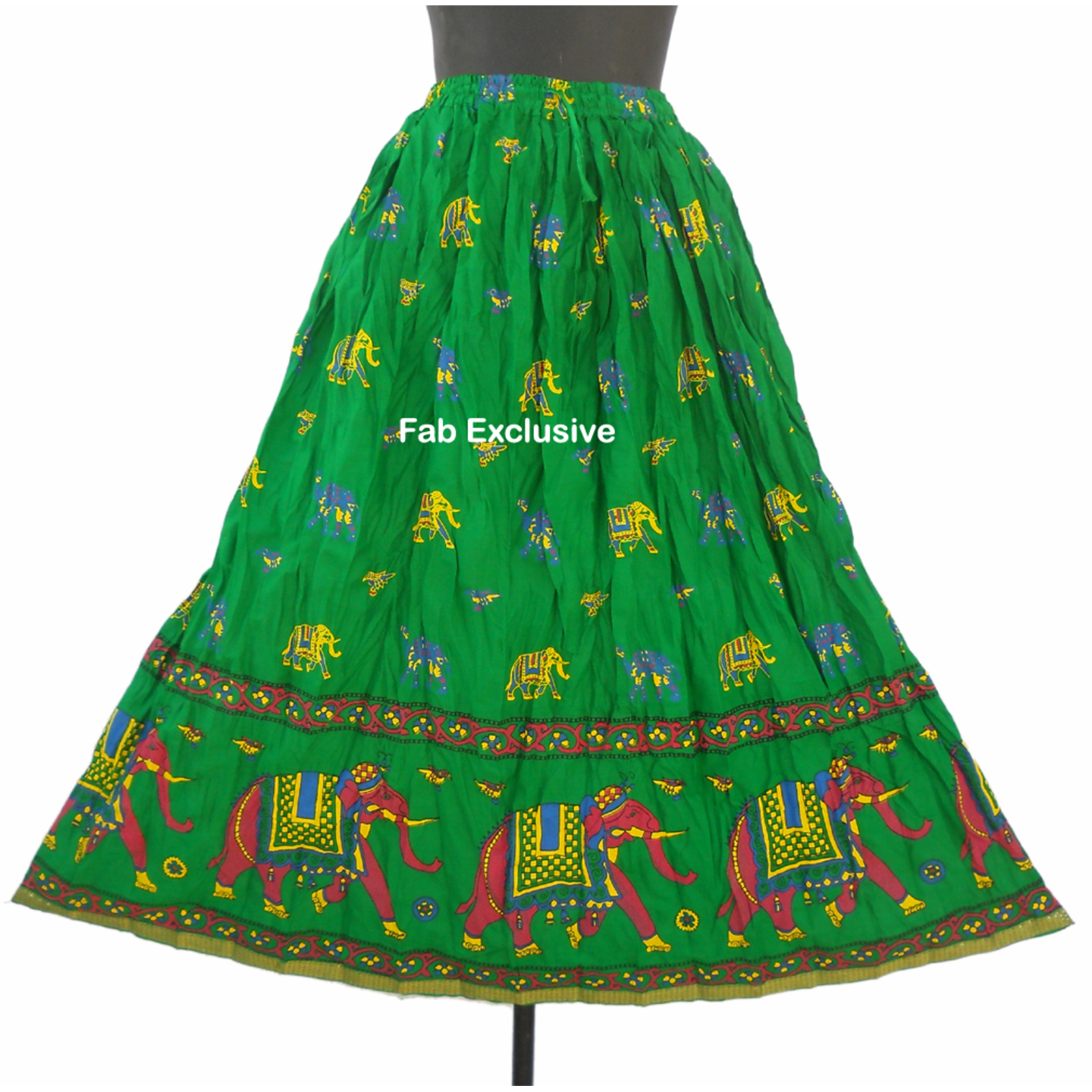 Rajasthani Handprinted  Skirt