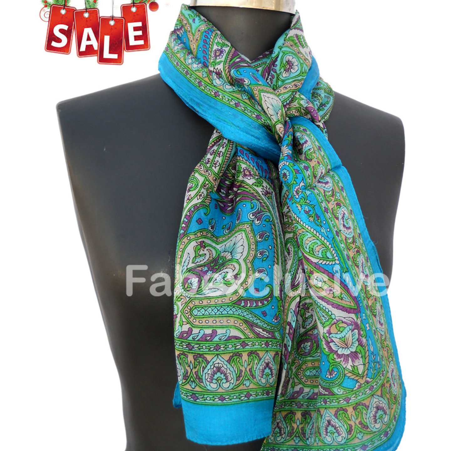 Pure silk stole scarve