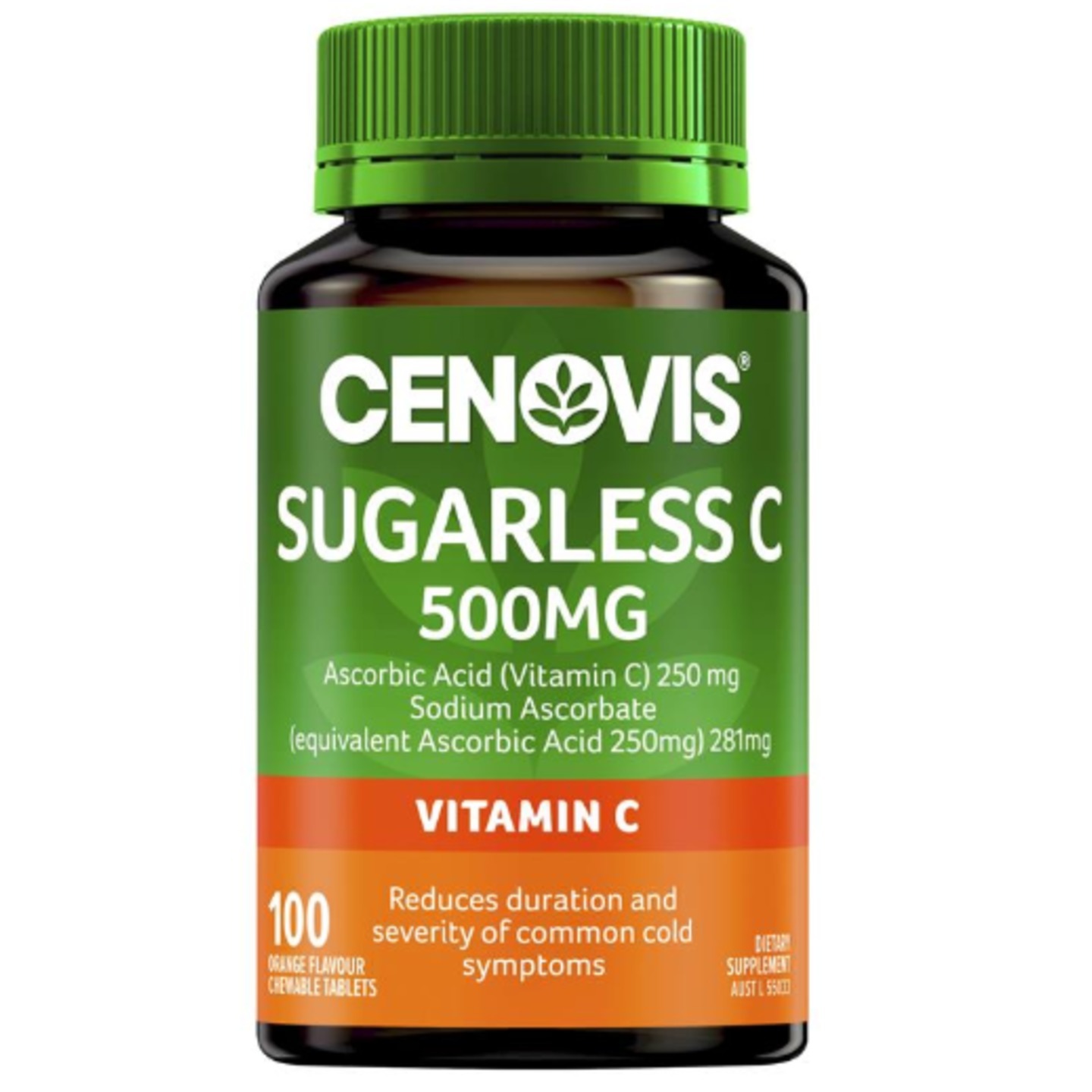 Cenovis Vitamin C 500mg Sugarless 100 Tablets