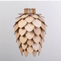 Aurora Closed Pine Pendant Light