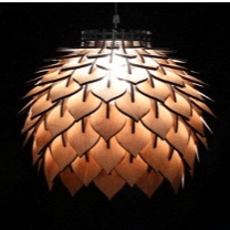 Aurora Principio Pine Pendant Light